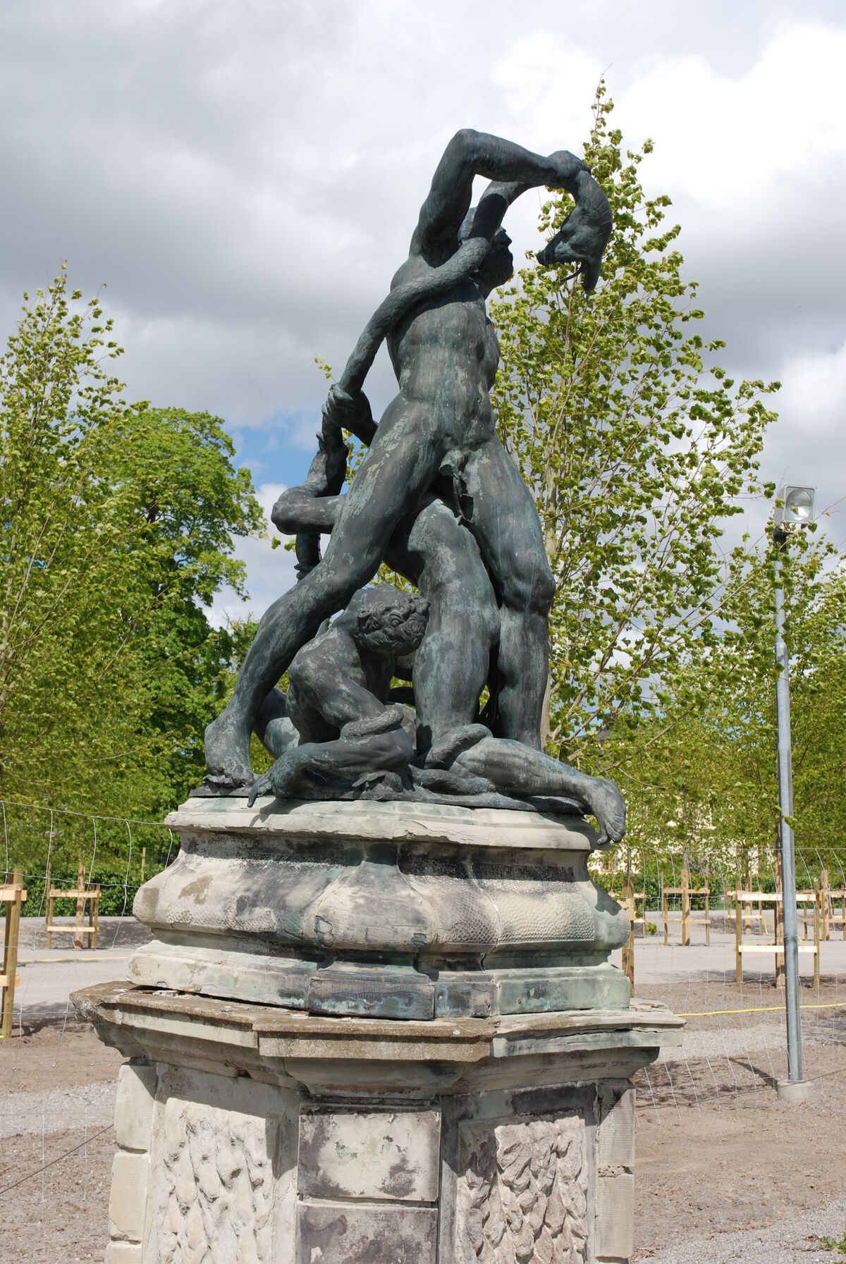 GFD 3/2: Laokoon mit seinen Söhnen (Bronzestatue von Adriaen de Vries, 1623)