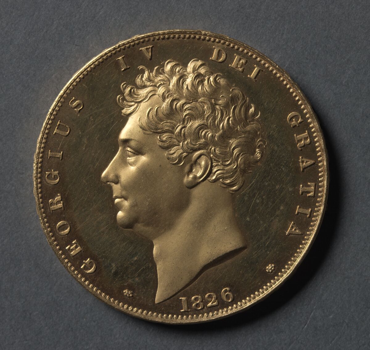 GFD 3/36: 5 Pfund Sterling mit dem Abbild von Georg IV. (Münze von 1826)